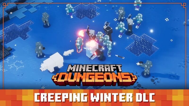 Minecraft Dungeons Dlc第2弾 忍び寄る冬 開発者による解説動画 公開 新敵 Iceologer Icy Creeper など おかしなゲーム速報