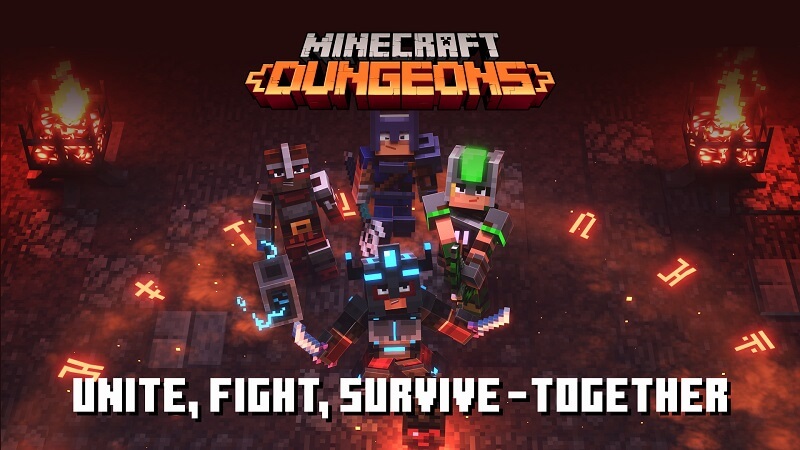 Minecraft Dungeons クロスプラットフォーム に対応 本日11月17日から ゲーム速報おかし